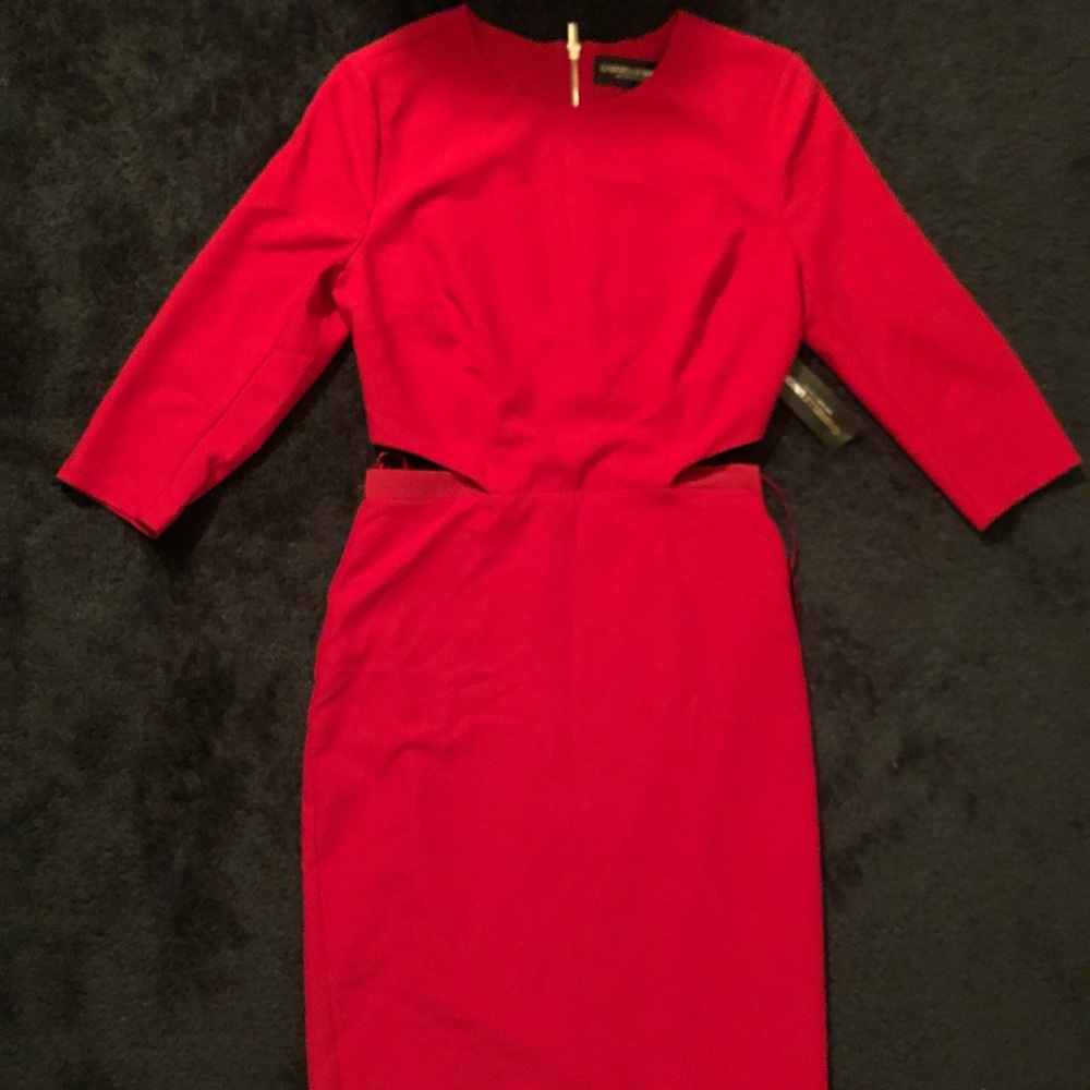 Red/orange dress